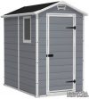 купить Сарай пластиковый Keter Manor S 130 х 192 х 198 Серый (7290103660352)