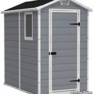 купить Сарай пластиковый Keter Manor S 130 х 192 х 198 Серый (7290103660352)