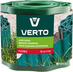купить Газонный бордюр Verto 10x900 см Зеленый (15G510)