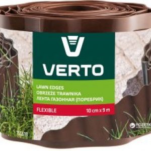 купить Газонный бордюр Verto 10x900 см Коричневый (15G513)