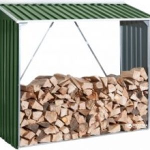 купить Накрытие Duramax стальное для дров 182.8 х 73.5 х 160 см Зелено-белое (5166kmd)