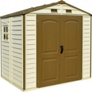 купить Cарай Duramax пластиковый 245 х 168 х 221 см Слоновая кость с коричневым (5195kmd)