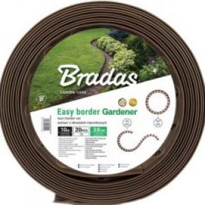 купить Газонный бордюр Bradas набор с колышками 10 м Коричневый (OBEBR3810SET)