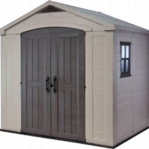 купить Сарай пластиковый Keter Factor 256 х 182 х 243 Коричнево-серый (7290103664947)