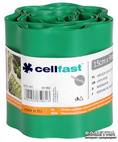 купить Газонный бордюр Cellfast 15x900 см Зеленый (30-002H)