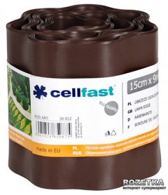 купить Газонный бордюр Cellfast 15x900 см Коричневый (30-012H)
