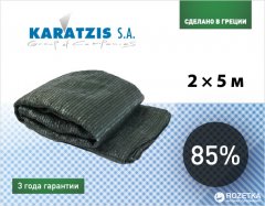 купить Cетка полимерная Karatzis для затенения 85% 2 х 5 м Зеленая (5203458762499)