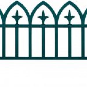 купить Набор ограждений Центроинструмент Декоративный 370х600 мм 5 шт Зеленый (1280ci)