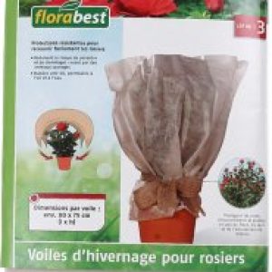 купить Флис для защиты растений от ветра и мороза Florabest 80 x 75 см Бежевый (L-8-280069_бежевый)