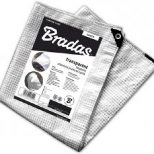 купить Тент Bradas усиленный Leno Cristal 5х8 м 100 г/м² Прозрачный (PLC1005/8)